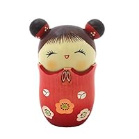 創作こけし　大型　約33cm 箱あり Amazon.co.jp: キャッスルエンタープライズ 置物 赤 全長:13cm