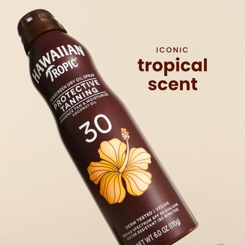 Image of Hawaiian Tropic Protective Tanning Pump Lotion SPF 30, 6 Ounce