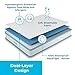 LINENSPA Premium 5-Sided Waterproof Mattress Protector | Breathable and Hypoallergenic | Fitted Sheet Style & Machine Washable | Twin Size Mattress Protector, White