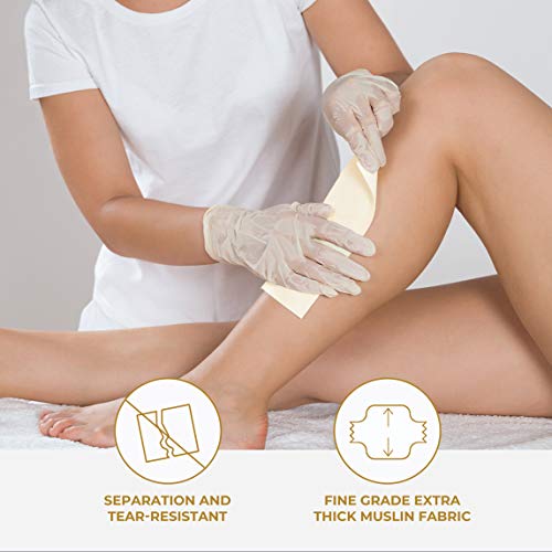 Forpro Professional Collection Natural Muslin Epilating Roll, Tear-Resistant, For Hair Removal, 3.25” W X 40 Yds #TOP6