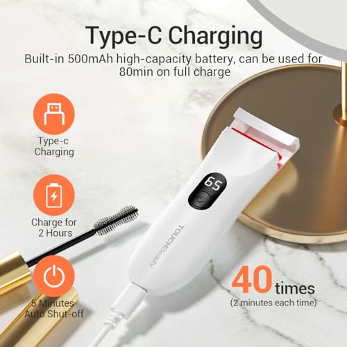 Touchbeauty AG-2316 Heated Eyelash Curler,Rechargeable Electric Eyelash Curler thumb #5