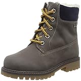 Wechselfussbett Lurchi Herren ILIO-Sympatex Combat Boots, Grau (Stone 25), 40 EU