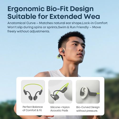 Casque conduction osseuse pour oreilles sensibles confortable