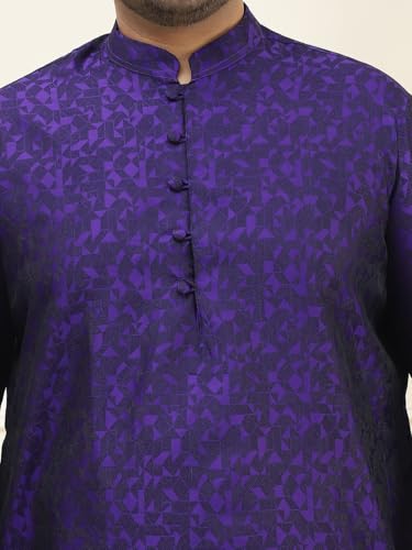 Image of SOJANYA Plus (Since 1958) Men's Cotton Blend Printed Only Long Kurta