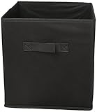 Marvel O Bug  Foldable Cloth Storage Cube Basket, Set of 6, Black