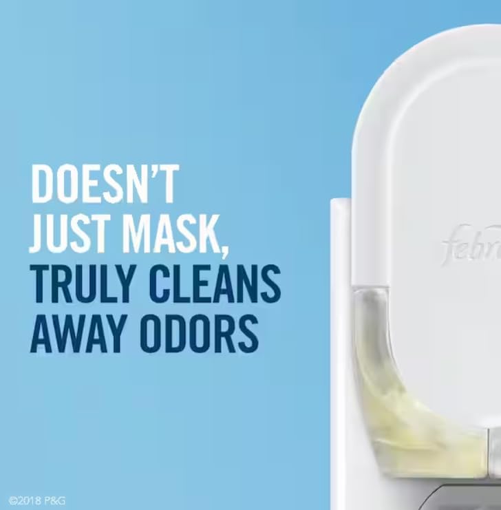 F.e.b.r.e.z.e Plug Variety 0.87 oz. Automatic Air Freshener Refill (3) (Cuddle Weather, Crisp Fall Breeze & Serene Snowfall)