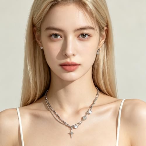Image of NEWITIN 66 Pcs Silver Jewelry Set for Women Fashion Costume Y2K Jewelry Set