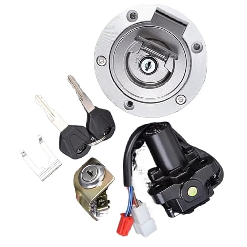 Juego llaves y tapa del tanque de combustible para reparar cerraduras Yamaha MT01