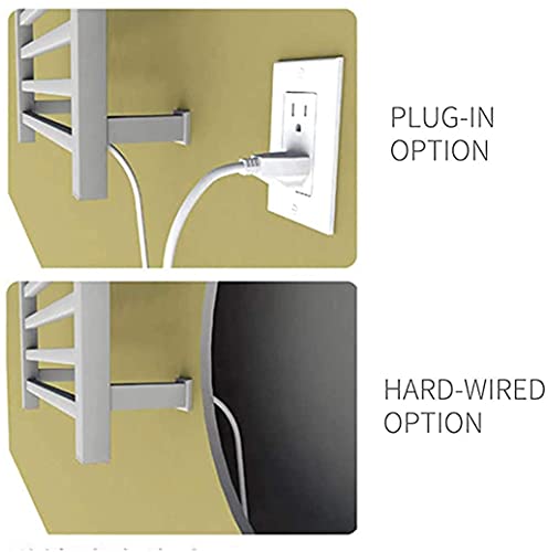 Tendedero para baño eléctrico y radiador toallero de pared para un hogar libre de humedad 6