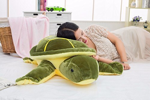 Image of Purple Beats Turtle| Tortoise | Stuffed Soft Cute Green Tortoise Big Large Size Plush Toy for Kids as Well as for Giving Gifts on Birthdays or Any Special Occasion (Turtle 70cm)