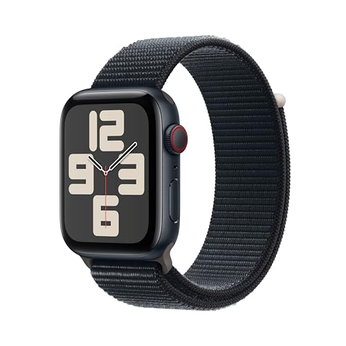Ya en manzanajugosa.com: Apple Watch SE de 2.ª generación, 2023 [GPS + Cellular] Smartwatch con Caja de Aluminio en Color Medianoche de 44 mm y Correa Loop Deportiva Color Medianoche. Pantalla Retina, Neutro en Carbono