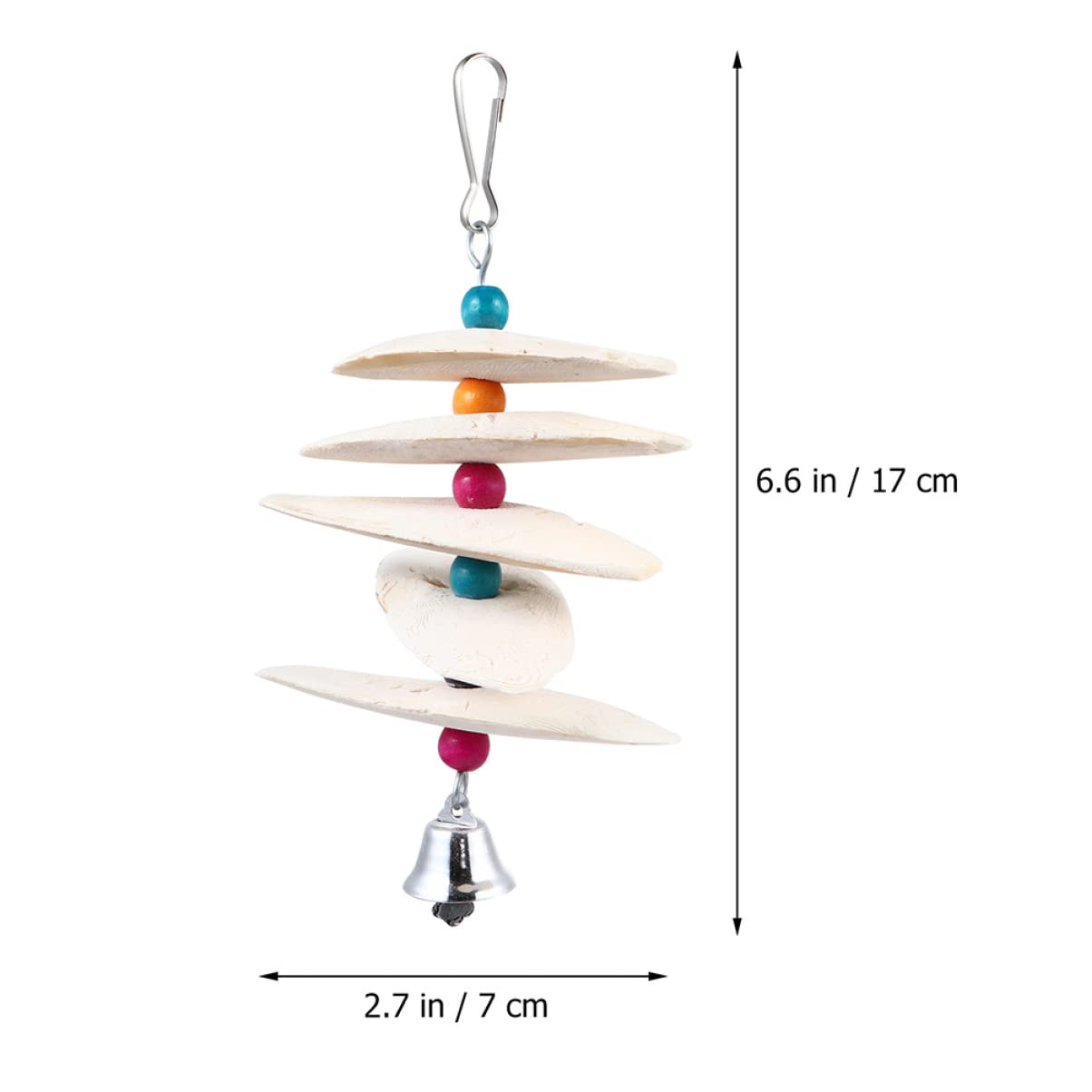 Didiseaon 6 Pcs Perroquet Os De Seiche Jouets De Dentition Os pour Escargots Perruche Os De Seiche Os De Câlin pour Oiseaux Os De Seiche pour Oiseaux Os De Seiche pour Perruches