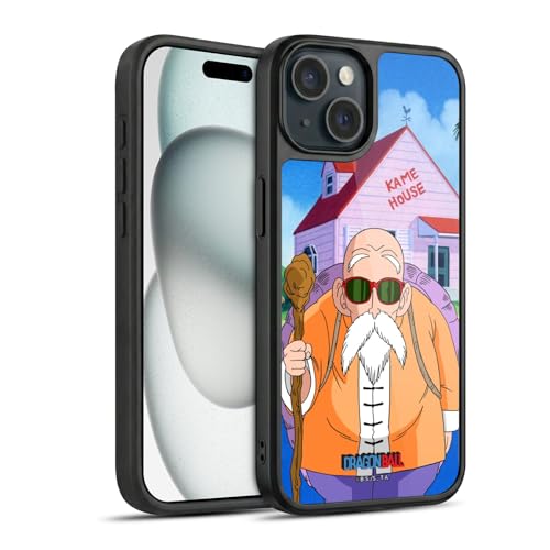 Head Case Designs sous Licence Officielle Dragon Ball Maître Roshi Personnages Coque en Gel renforcée [Protection de Qualité Militaire] Compatible avec Apple iPhone 15
