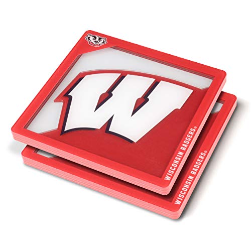 Image of YouTheFan NCAA NCAA 3D Logo Series Coasters