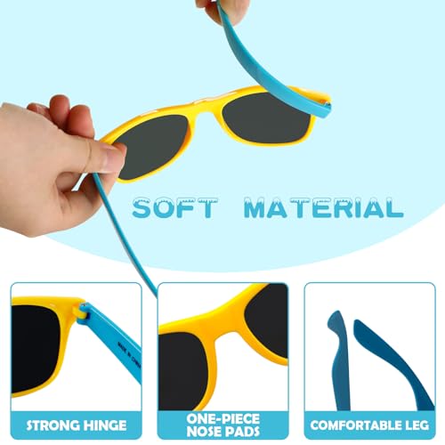 Neon Sunglasses Bulk,36 Pack 12 Colors Sunglasses with UV400 Protection for Adults and Teens, Party Favor for Pool Party, Beach Party, Goodie Bag Fillers, Birthday Party Supplies4