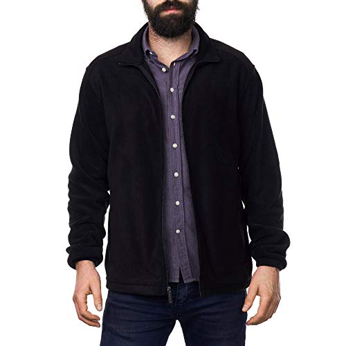 Alpine Swiss Trent Mens Full Zip Up Fleece Jacket4
