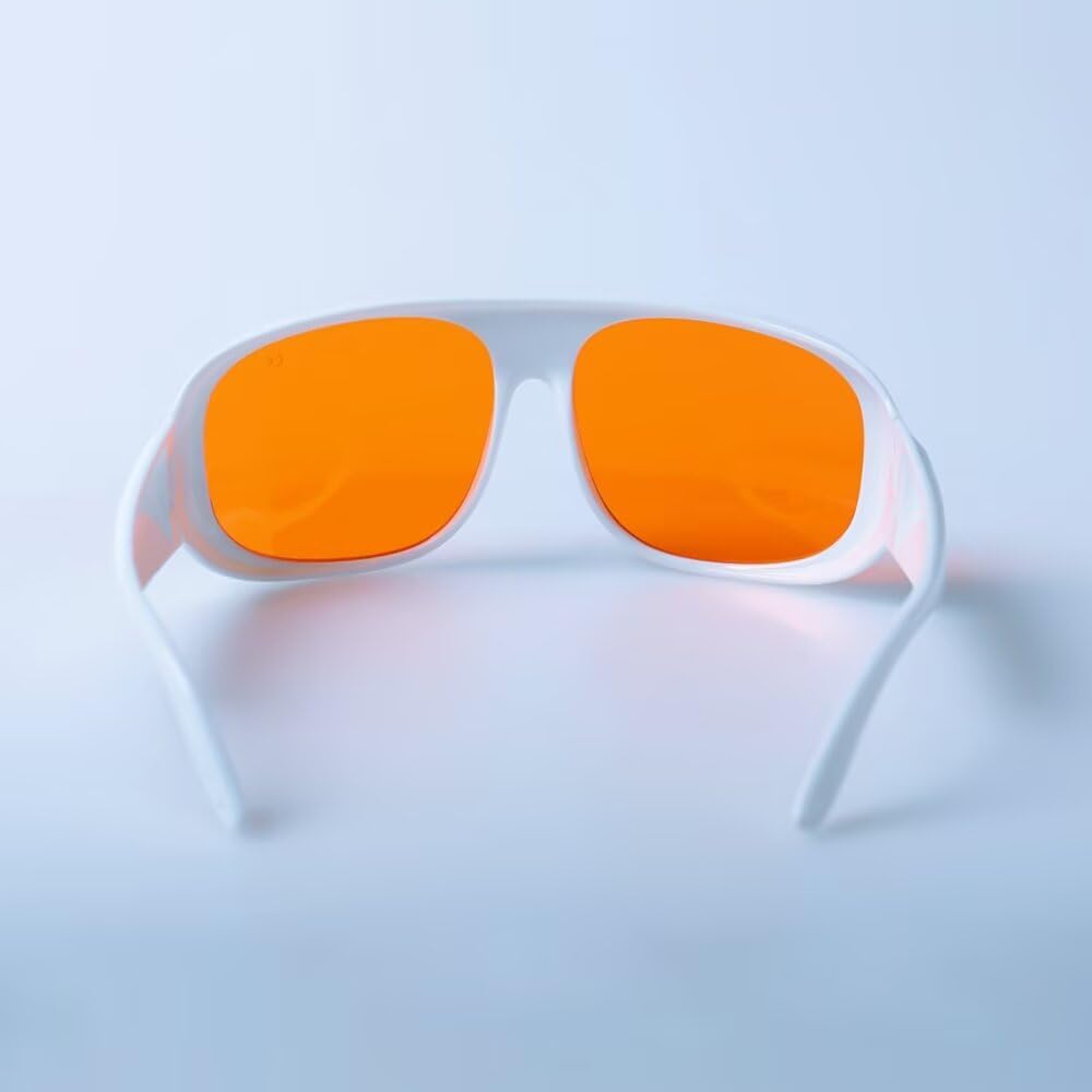 KINDLELASER レーザー安全メガネ 180-540nm OD 5+ レーザーゴーグル 目保護 UVランプ 紫外線&amp;ブ