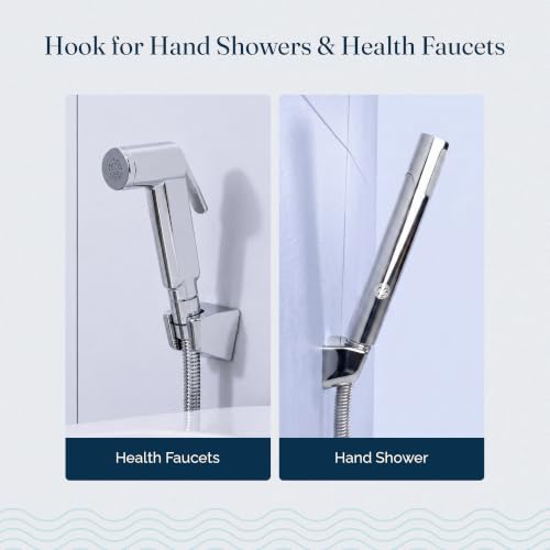Image of JAL ABS Jet Spray Holder for Toilet | Wall Mount Hand Shower Hook