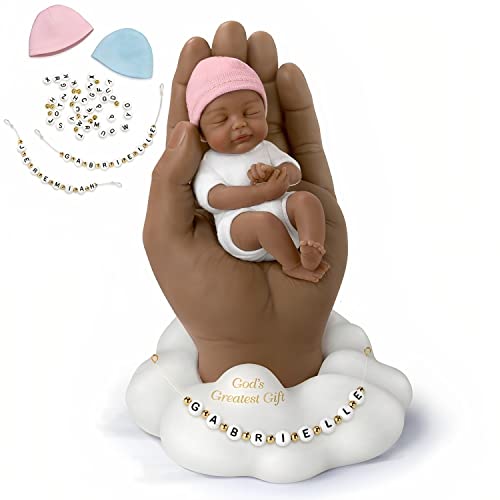 Miniatura de Muñeca Bebé Negra Realista 6.5 pulgadas miniatura 1