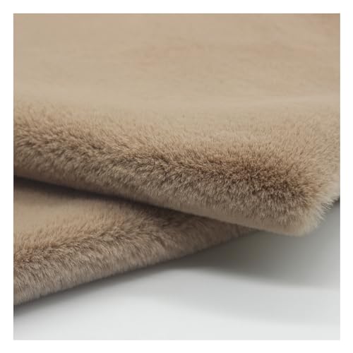 Image of Rabbit Fur Area Rug 6x8 Ft | Super Soft Plush Carpet with Anti-Slip Backing | Washable Luxury Rug for Bedroom, Living Room & Home Decor