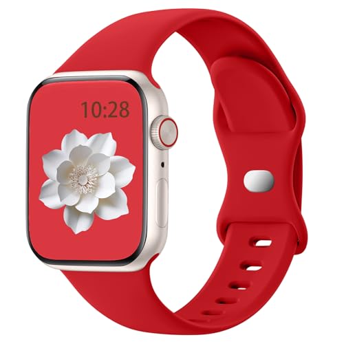 SNBLK Sport Band Compatible with Apple Watch Band 40mm 41mm 42mm 38mm 44mm 45mm 46mm 49mm Women Men, Soft Silicone Waterproof Replacement Strap for iWatch Bands Series 11 10 9 SE 3 ULTRA 8 7