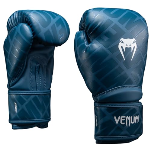 Image of Venum Contender 1.5 XT 3D Boxing Gloves - Navy Blue - 10-Ounce