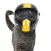 Feeyond Animaux Chapeau Beau Mini Moto Casque SéCurité Chapeau Nounours Ours PoupéE ModèLe Animaux Chat Casque Chapeau ProtéGer Animaux Domestiques,Jaune