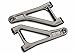 Traxxas Left/Right Upper Assembled Suspension Arms (Satin Black Chrome-Plated)