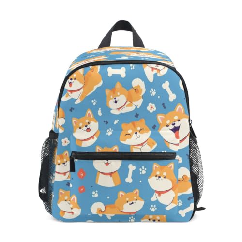 Sac à dos enfant chiens orange pour école maternelle et garçon ou fille