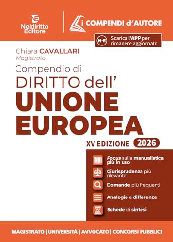 Compendio di diritto dell'Unione Europea 2026. Nuova ediz. Con app