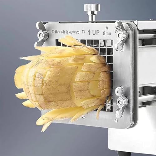 Cortador eléctrico para papas fritas de acero inoxidable miniatura 2