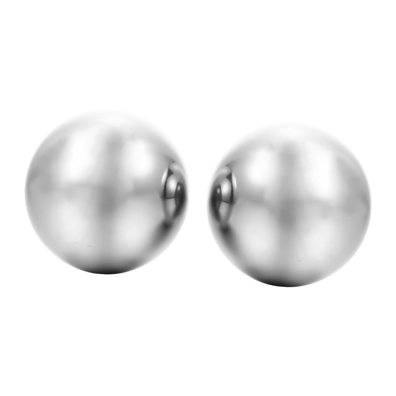 minkissy 1 Pair Stainless Steel Baoding Balls Fitness Balls Metal Hand Massager Balls Exercise Balls for Deep Tissue Massage and Hand Therapy