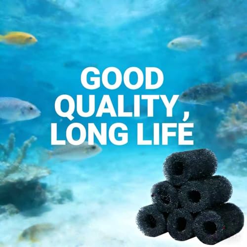 Image of 5.9 inch Big Prefilter Sponge Foam Replacement, Black | Filtration Kit, For Pond Aquarium Fish Tank