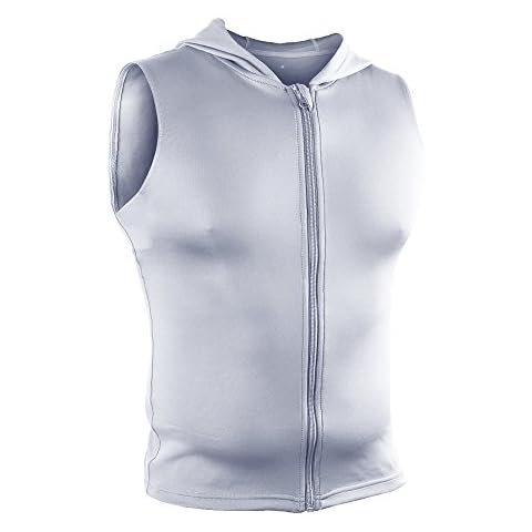 Musclealive Sudadera sin Mangas Zip-up Cover