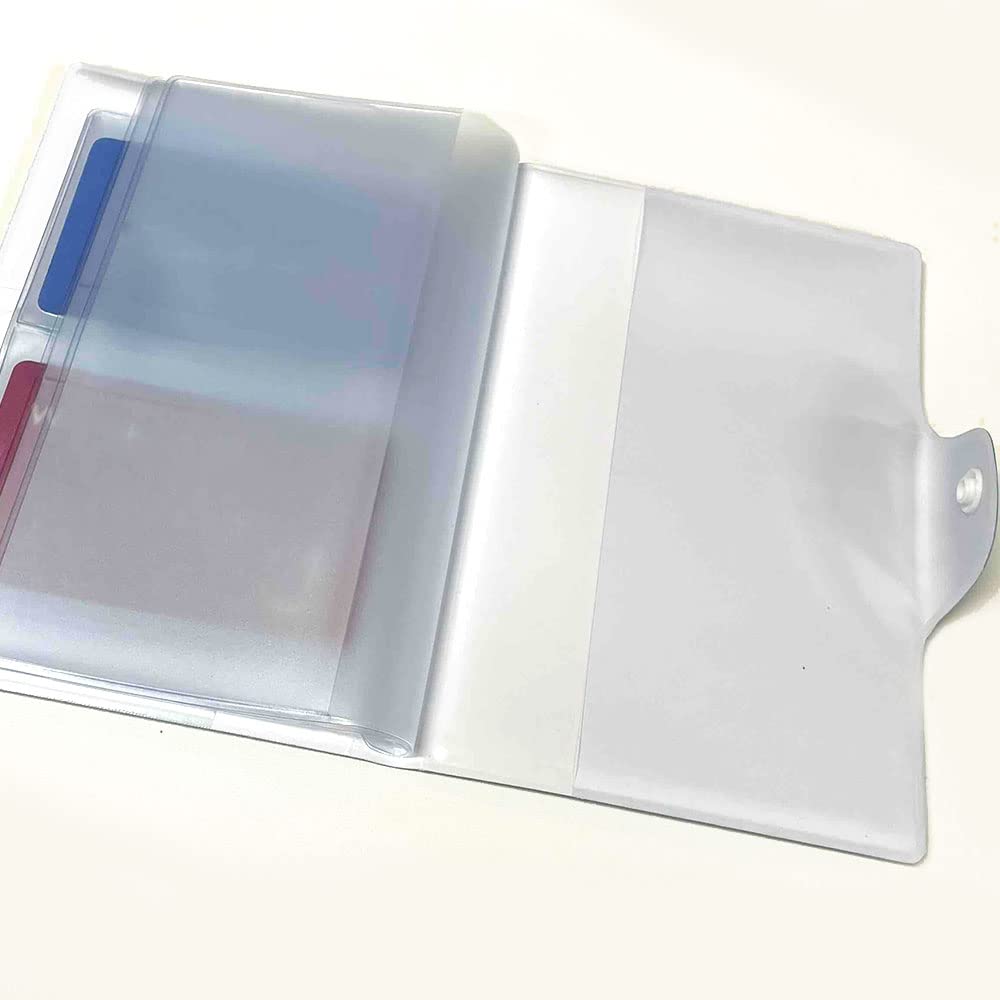 Amazon | Good-L 通帳ケース ブルー【通帳:4冊、カード12枚】PVC