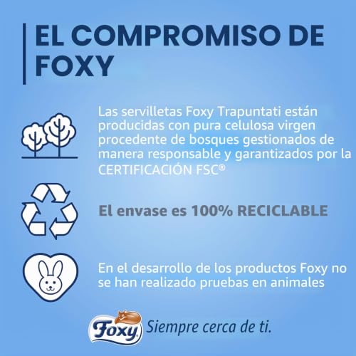 Foxy Servilletas acolchadas blancas de calidad superior 6