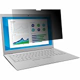 Filtro de privacidad de 3M para laptop de pantalla ancha de 12.5 ", 16: 9, Negro