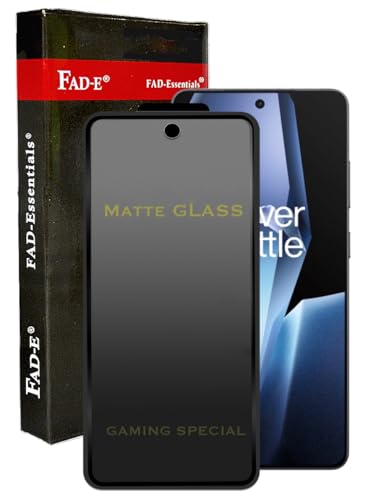 Image of FAD-E Matte Tempered Glass for OnePlus 13R 5G | Screen Protector Guard, Matte Glass Finish