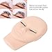 ZJchao Lash Mannequin Head, Eyelash Extension Mannequin Head with 3 Pairs Removable Eyelids Doll Head Double Layer Lashes Replaced Eyelids Training Mannequin Head Practices Kit for Makeup Practice