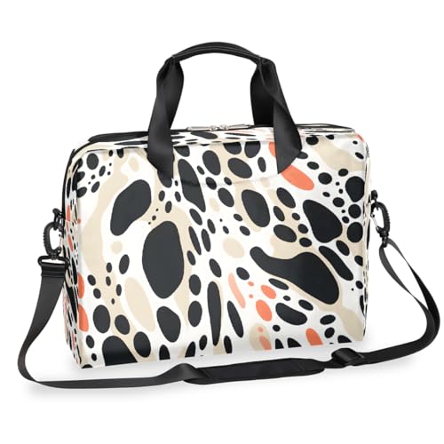 Maletín para portátil con estampado de piel de vaca 15.6" miniatura 1