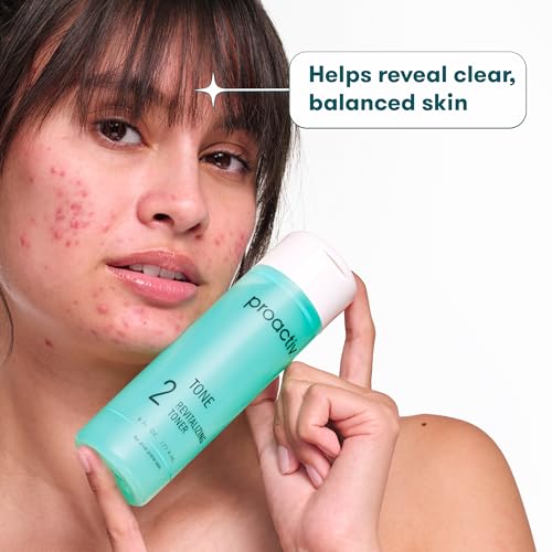 Proactiv Hydrating Facial Toner for Sensitive Skin Alcohol Free Toner for Face Care Pore Tightening Glycolic Acid and Witch Hazel Formula Acne to Balance & Remove Impurities, Light Teal, 6 Fl Oz - Image 4
