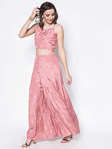 Image of SERA Women's Silk Fit and Flare Full Length Casual Dress