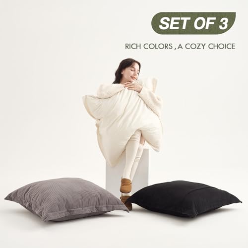Coco Top TPC01HBH2626 Extra Large Vintage Style Pillow Covers 26X26Inch- Set Of 3 thumb #1