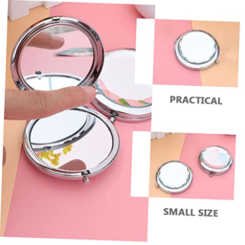 Miroir de voyage extérieur compact pour retouches nomades