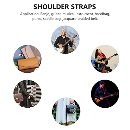 Sangle pratique pour guitare acoustique, banjo (rouge, taille unique) - Les Beatles, Paul McCartney, John Lennon, RIngo Starr, George Harrison Sangle pratique pour guitare acoustique, banjo (rouge, taille unique) – Image 6