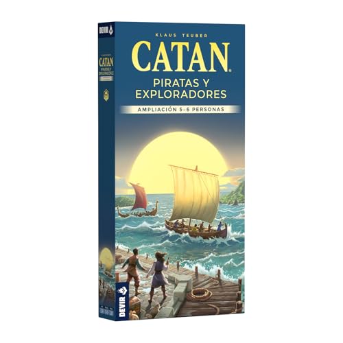 Devir - Catan: Ampliacion Expansion Piratas y Exploradores para 5-6 Jugadores,...