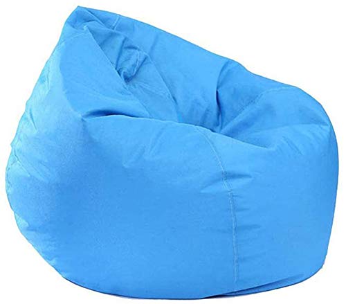 Bean Bag for Adults and Kids Chair Storage, Bean Bag Oxford Chair Cover Teens Adults Lounger Sack Home Waterproof (Sky blue, One size) Bean Bag for Adults and Kids Chair Storage, Bean Bag Oxford Chair Cover Teens Adults Lounger Sack Home Waterproof (Sky blue, One size)