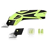 Elektrische Schere, Hawkforce 4V Li-Ion Akkuschere Multi-Cutter zum Pappe, Papier usw,Teppich,Stoff, Leder
