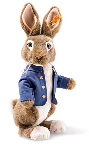 Steiff 355240 Peter Rabbit 30 cm braun/beige 3-Fach gegliedert (Arme und Kopf) stehend