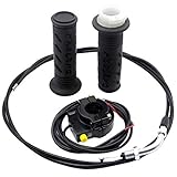 Royitay 7/8' 22mm Twist Throttle Accelerator Handle Grips and 75' Long Cable Set With for Stand Up...